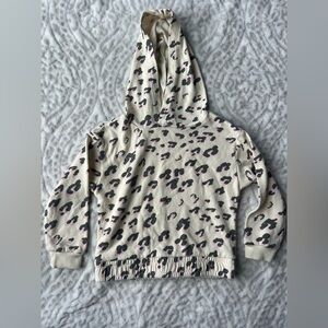 Grayson Mini Little Girls Leopard Print Hoodie | Size 3T